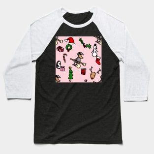 pink christmas befana xmas witch Baseball T-Shirt